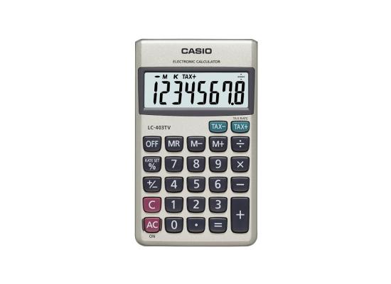 Casio LC-403 Portable Calculator 8 digit